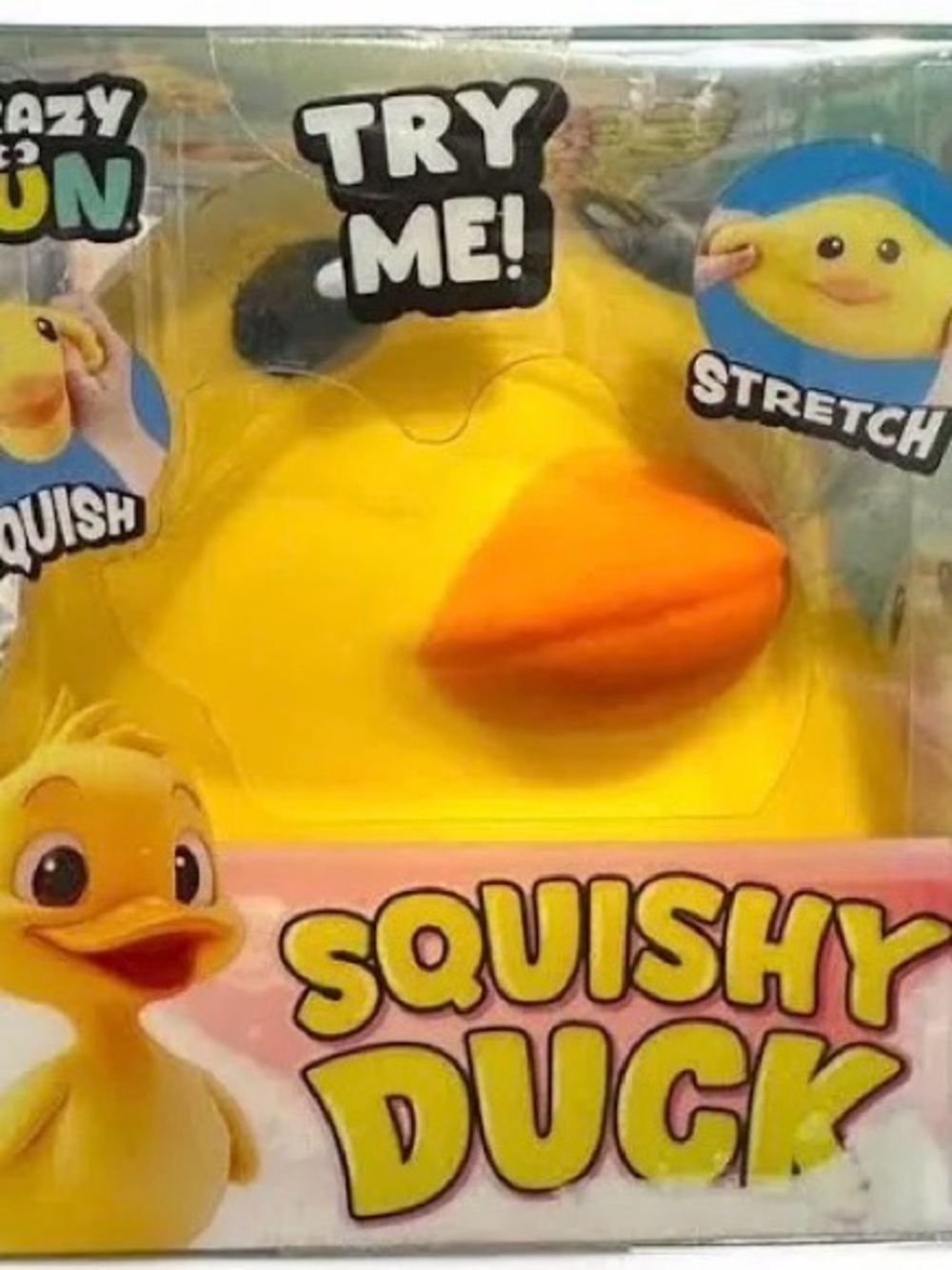 Squishy Duck Sensory Toy - Yellow by